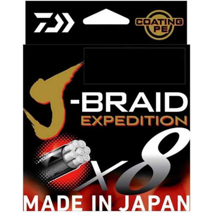 Леска DAIWA J-BRAID EXPEDITION×8E 0.16mm-150m DARK GREEN 12551-016